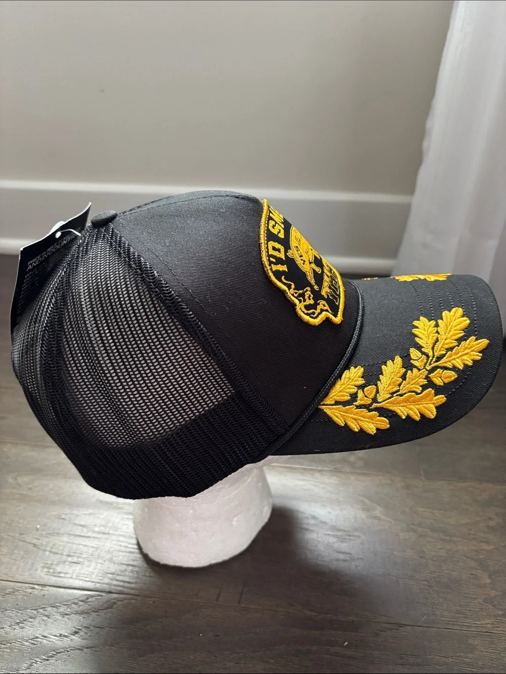 Grunt Style “I’D SMOKE THAT” pig  Embroidered  Logo Canvas/mesh snapback